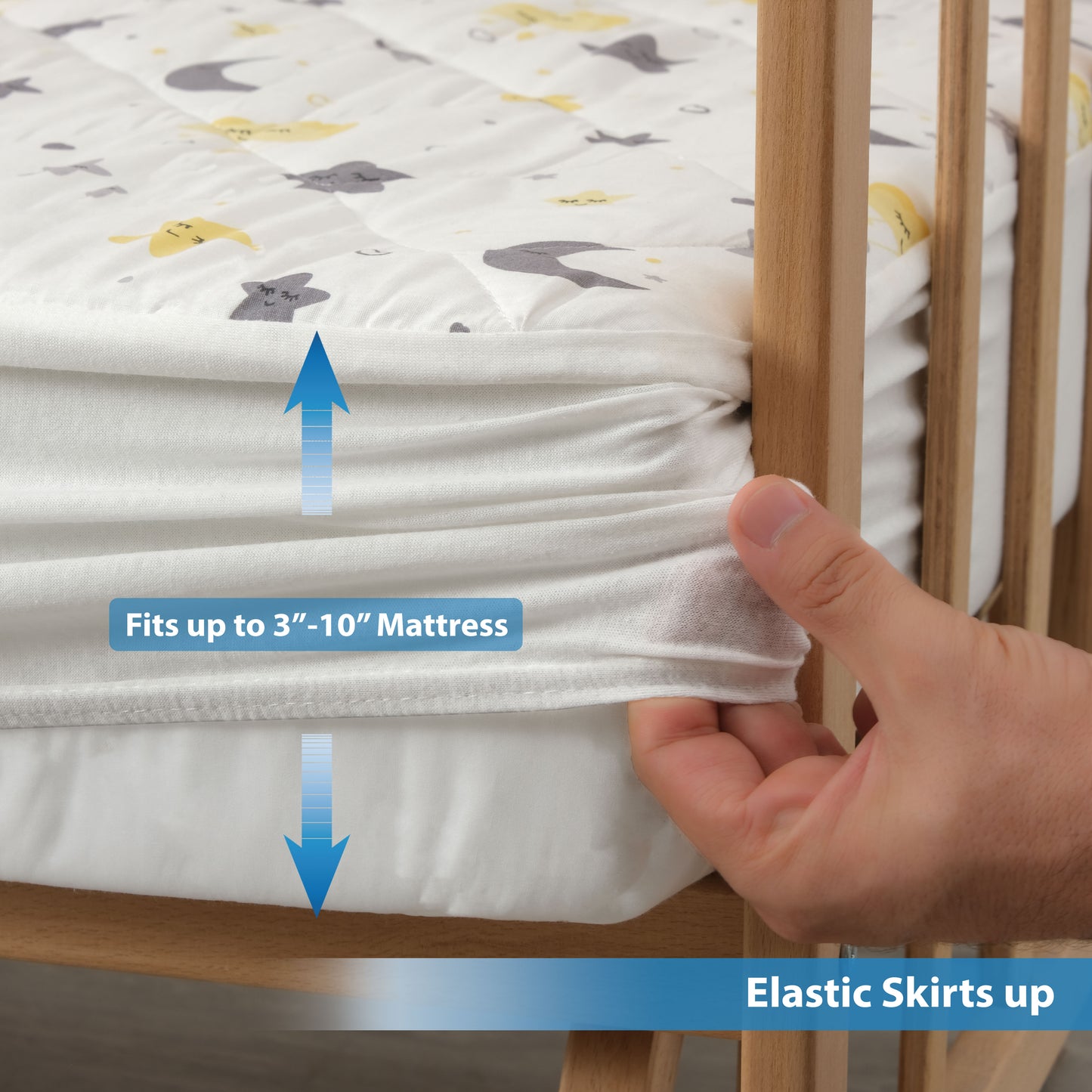 Newo Select Waterproof Crib Mattress Protector Sheets