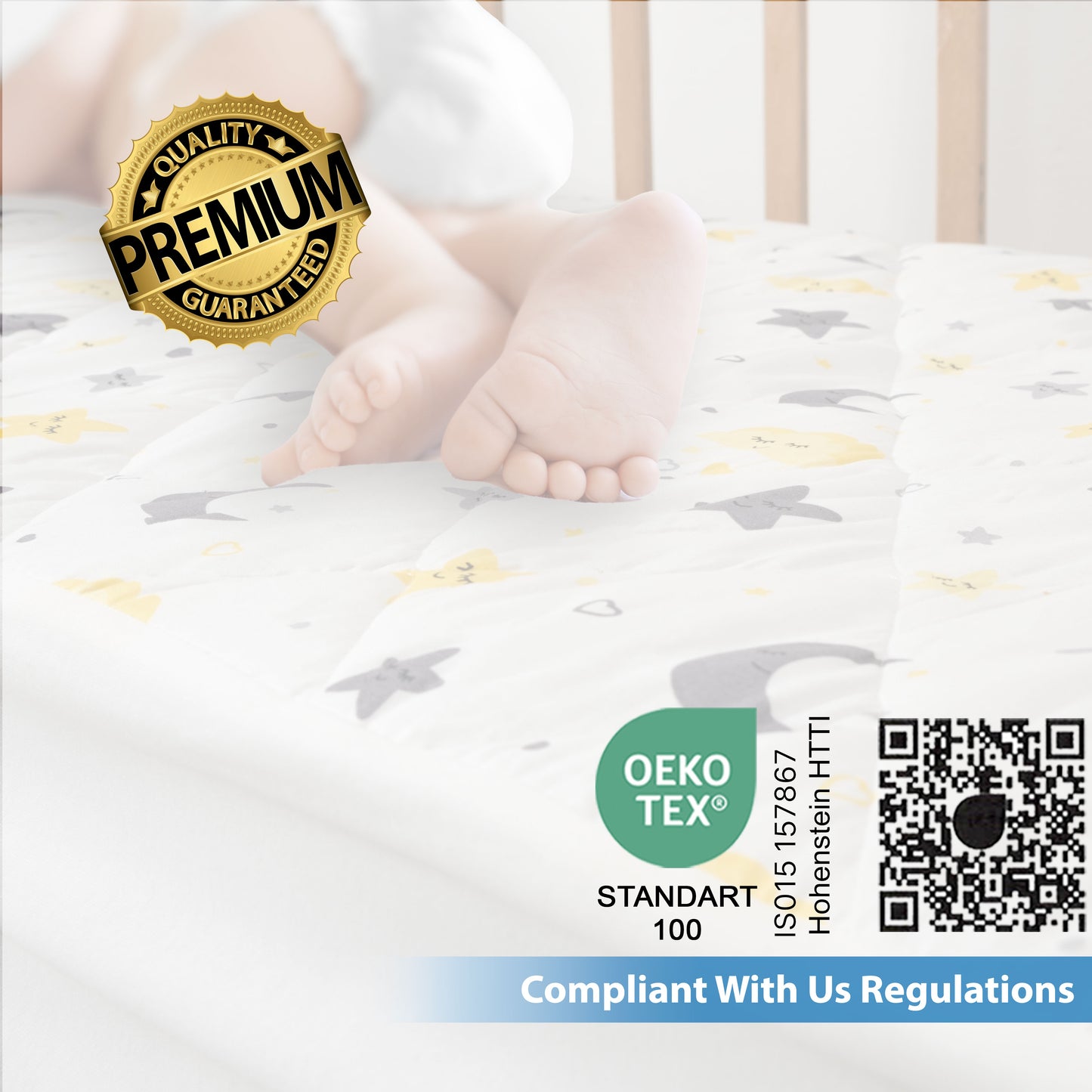 Newo Select Waterproof Crib Mattress Protector Sheets